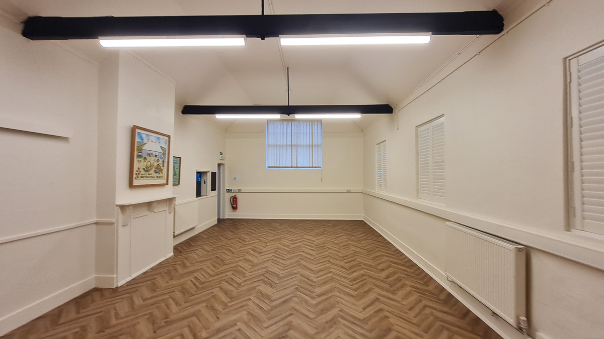 Hall after the 2025 renovation.
